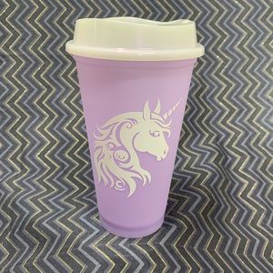 Embellished Starbucks Travel Mug Purple